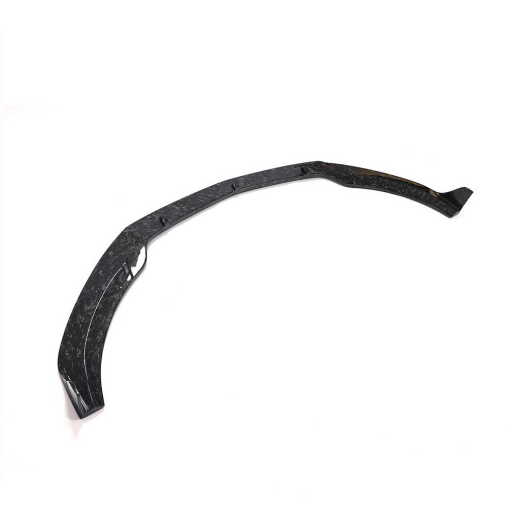 Cover on the front bumper Lip (for A45 AMG HB 2016-2018, Carbon) for Mercedes A-class W176 2012-2018 - image 3