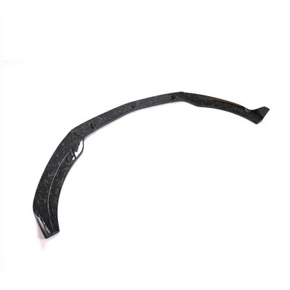 Cover on the front bumper Lip (for A45 AMG HB 2016-2018, Carbon) for Mercedes A-class W176 2012-2018 - image 3