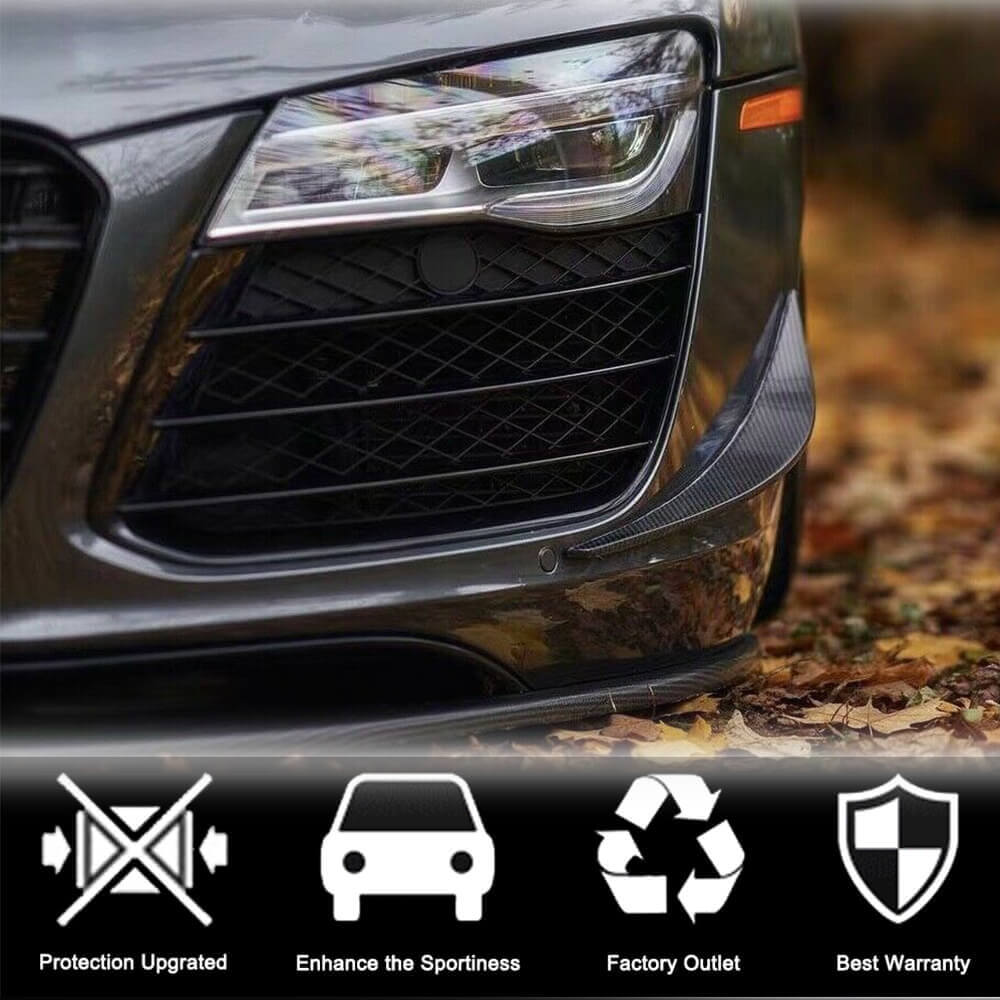 Front bumper lip (Carbon) for Audi R8 2006-2015 - image 3