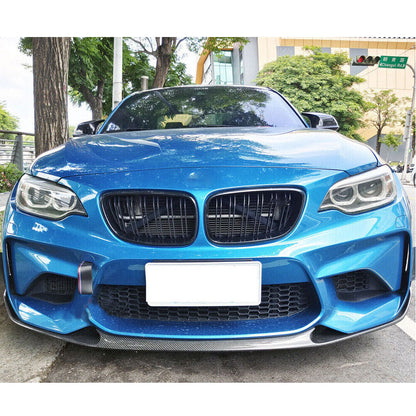 Front Bumper Lip Carbon Fiber V7 (for F87) for BMW 2 Series F22/23 2014-2021 - image 3