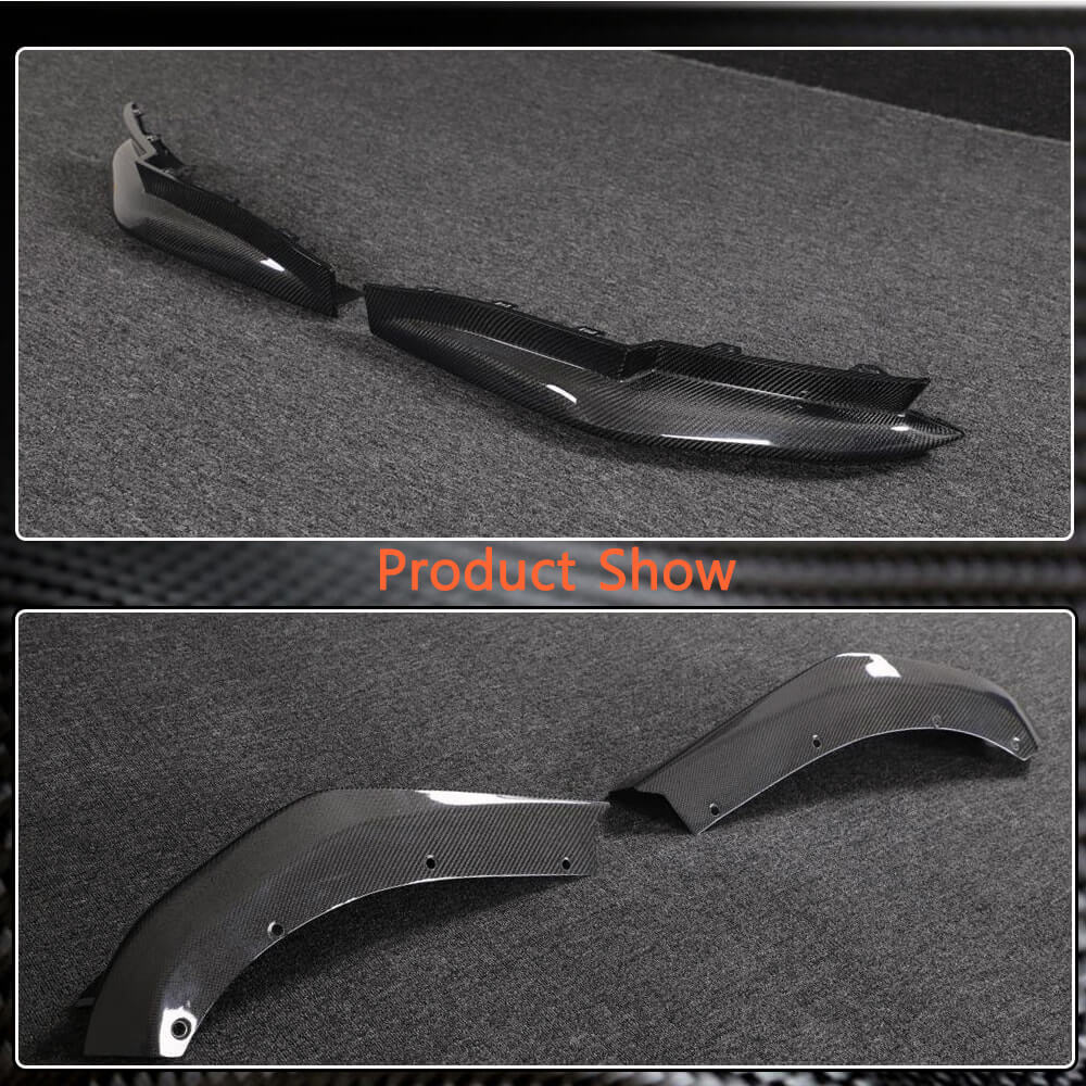 Rear Bumper Add-on Flap V1 (for G80, Carbon) for BMW 3 Series G20/21 2018- - image 3