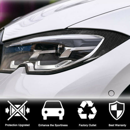 Headlight Eyelids (2018-2022, Carbon) for BMW 3 Series G20/21 2018- - image 3