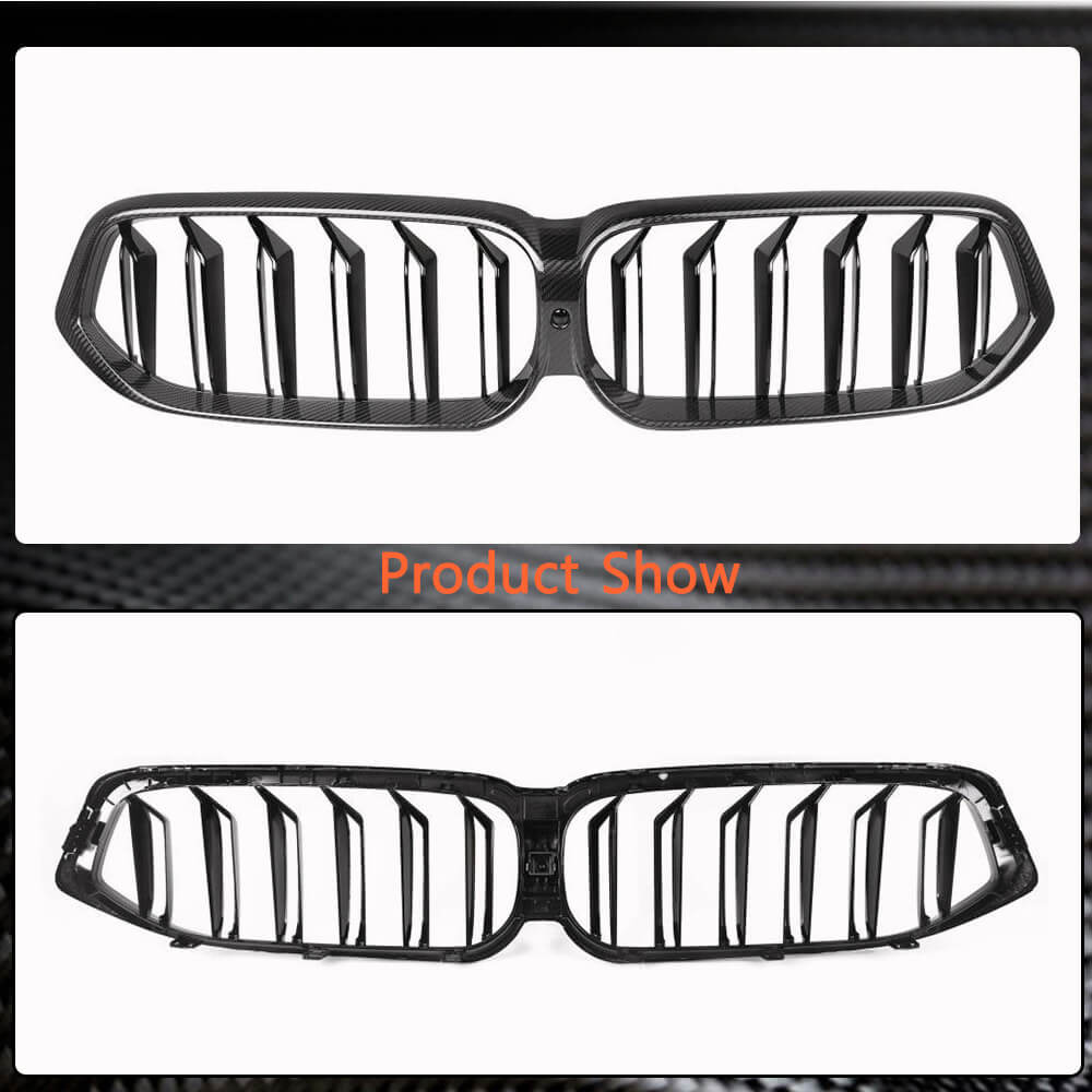 M-Look V2 Grilles (2020-2023, Carbon) for BMW 6 Series G32 2017- - image 3