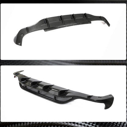 Rear Bumper Diffuser V2 for AMG-Line 2018-2020, Carbon for Mercedes CLS C257 2018- - image 3