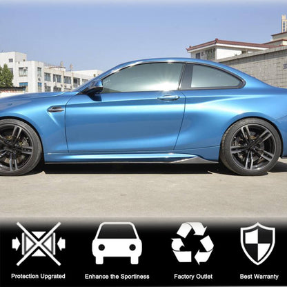 Side Skirts Carbon Fiber V6 (for M-Competition) for BMW 2 Series F22/23 2014-2021 - image 3