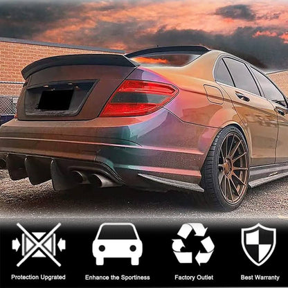 Spoiler SD V2 (Carbon) for Mercedes C-class W204 2007-2015 - image 3