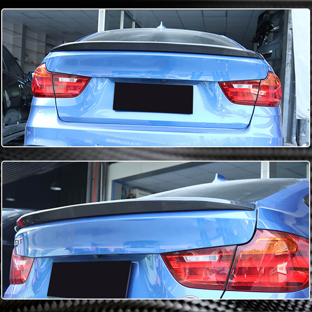 Rear Trunk Spoiler Carbon Fiber V3 (for F34) for BMW 3 series F-30/31/34 2012-2019 - image 3