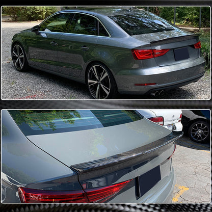 Spoiler V4 (for SD, Carbon) for Audi A3 2012-2020 - image 3