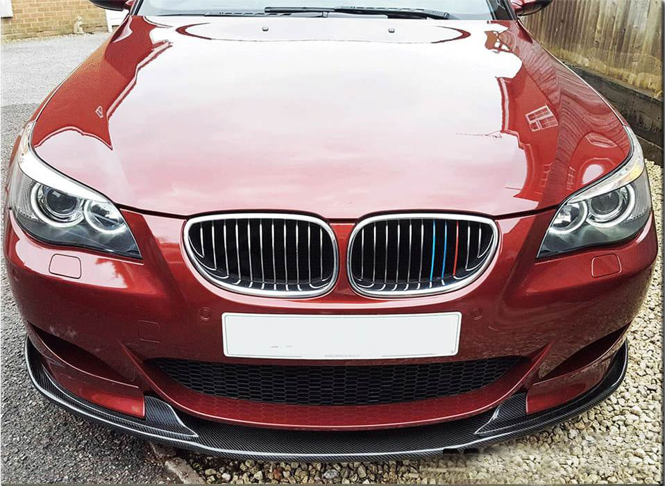 Front Bumper Lip (for M5, Carbon) for BMW 5 Series E60/E61 2003-2010 - image 3