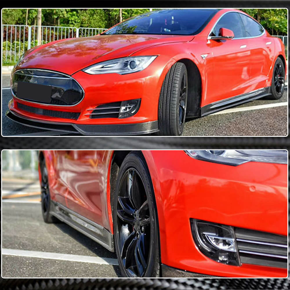 Door Sill Covers V1 (2014-2021, Carbon) for Tesla Model S 2012– - image 3
