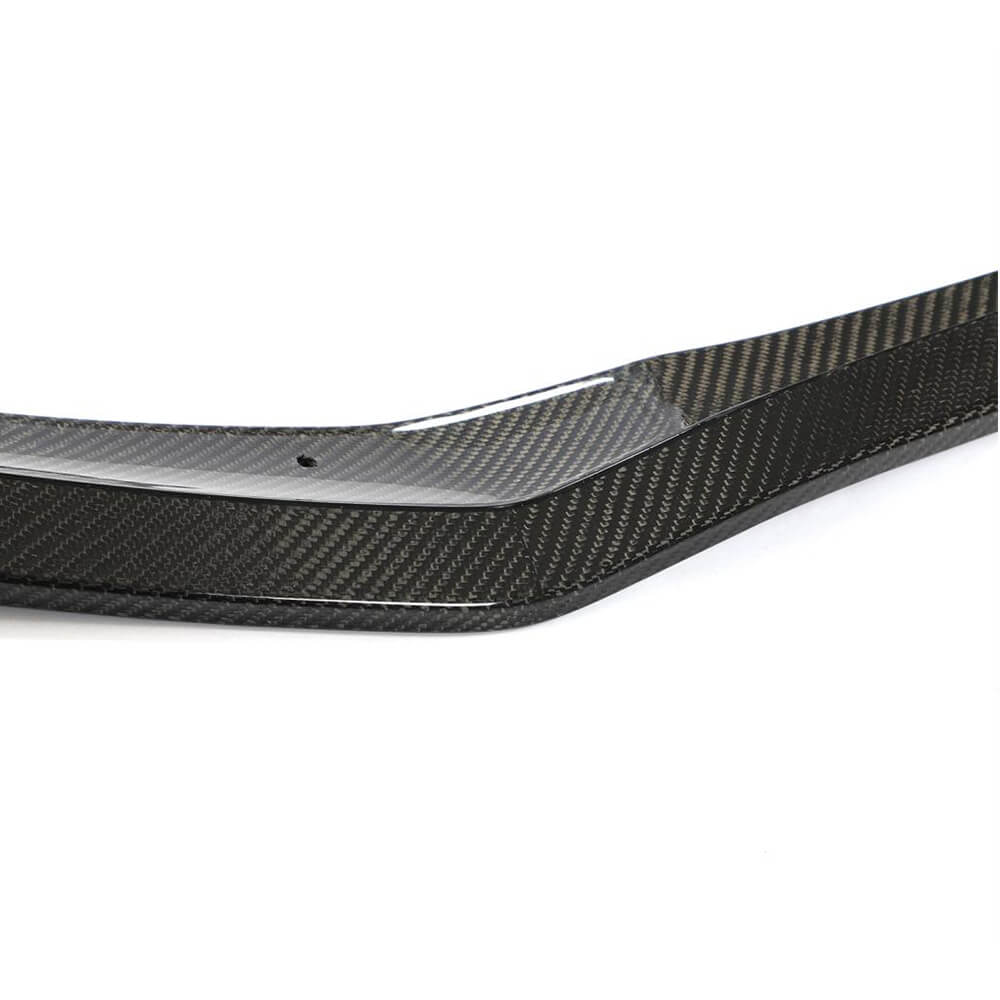 Front Bumper Lip V2 for AMG-Line SD 2018-2021 Carbon for Mercedes A-сlass W177 2018- - image 3