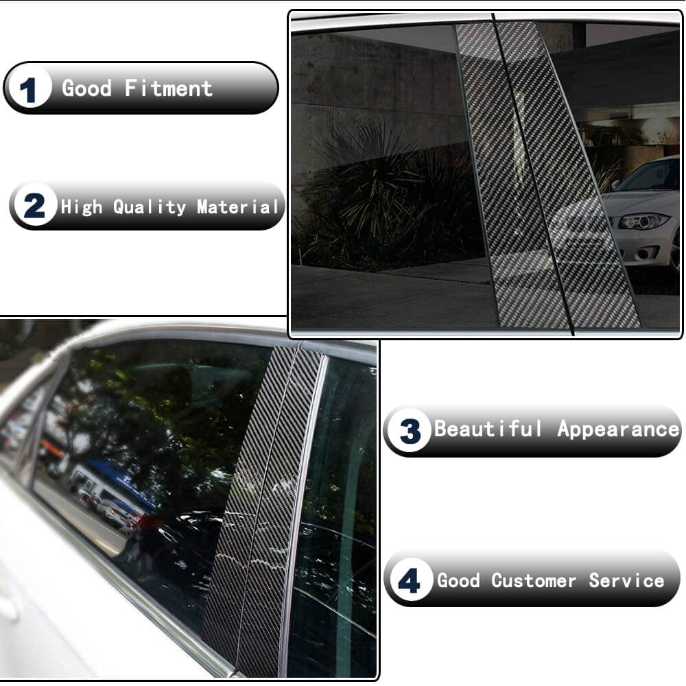 Carbon Pillar Covers (2017-2023) for Alfa Romeo Stelvio 2016- - image 5