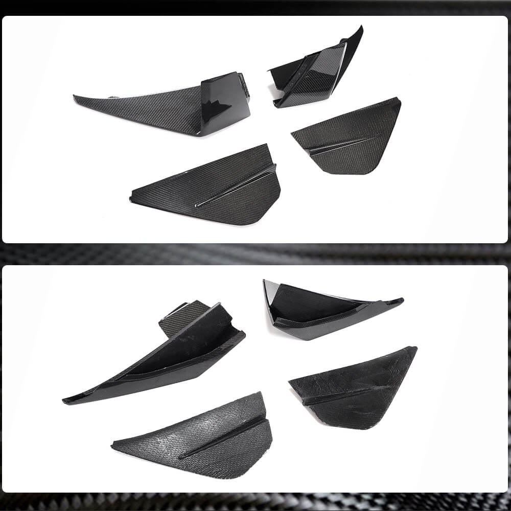 Fog light covers (2018-2021, Carbon) for Ford Mustang 2015-2023 - image 3