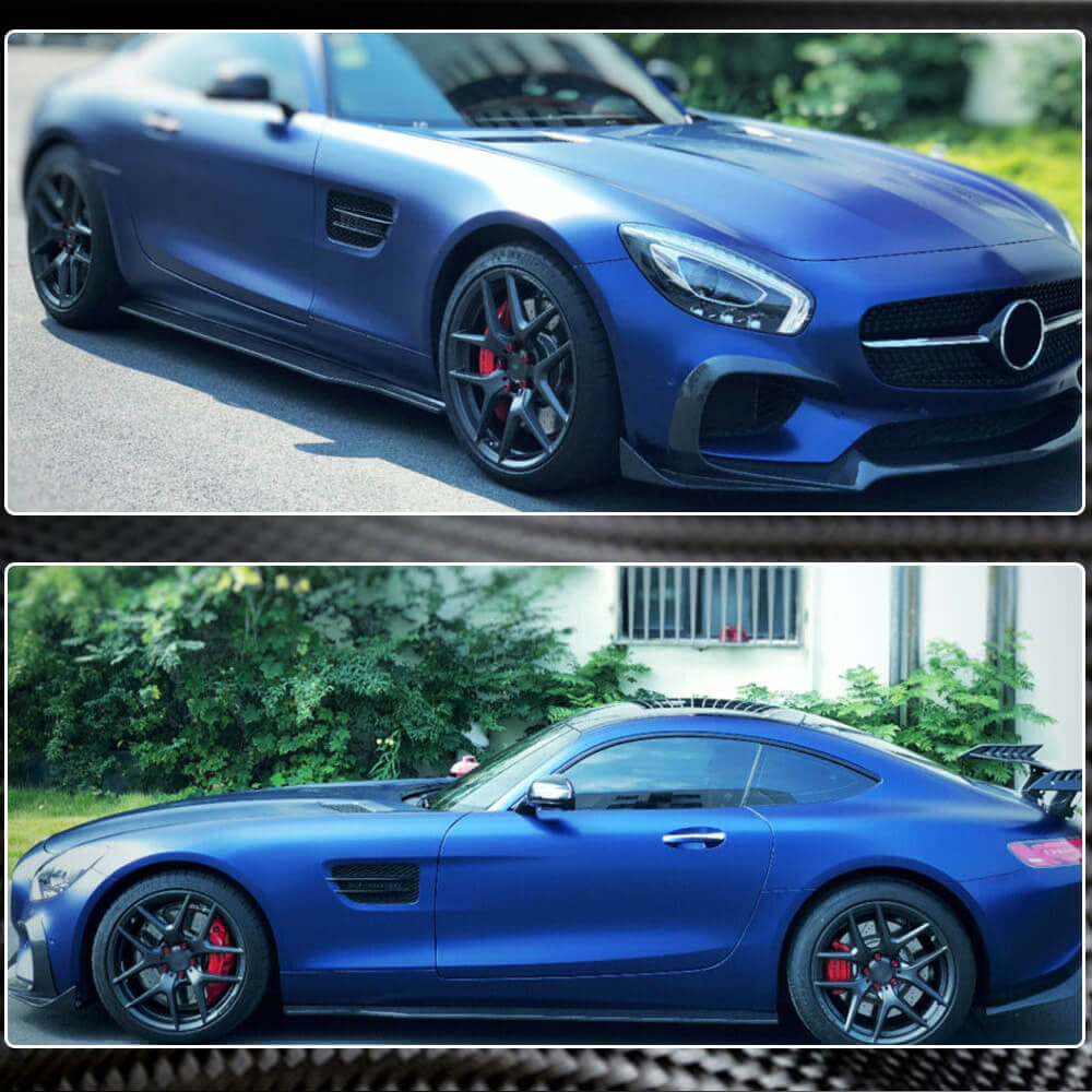 Side Skirts (2015-2017, Carbon) for Mercedes AMG GT C190/R190 2014-2022 - image 3