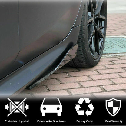 Side Skirts Splitters Dry Carbon Fiber V2 (for G16 M-Sport/F93 M8) for BMW 8 series G14/G15/G16 - image 3