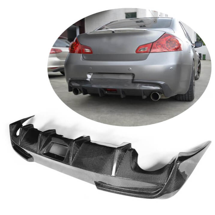 Carbon Body Kit Full Set (for G37 SD 2009-2013, Carbon) for Infiniti G25/G35/37 (V36/CV36) 2006-2015 - image 3