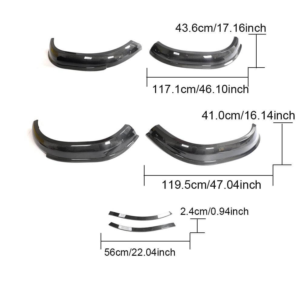 Fender Flares (Carbon) for Ford Bronco 2021- - image 3