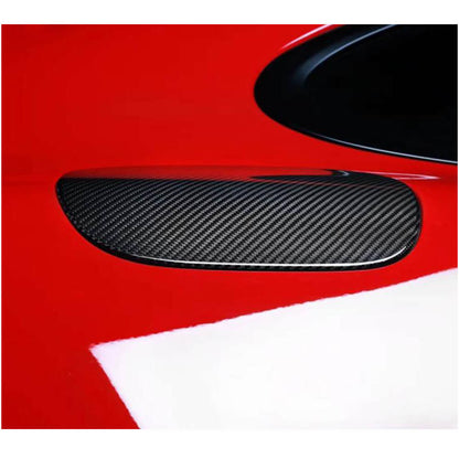 Overlay on the gas tank hatch (2016-2020, Carbon) for Porsche Panamera 2016-2023 - image 3