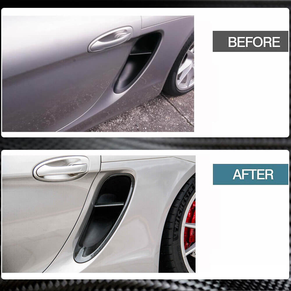 Carbon Rear Fender Covers (for Boxster) for Porsche Boxster/Cayman 981 2013-2016 - image 3