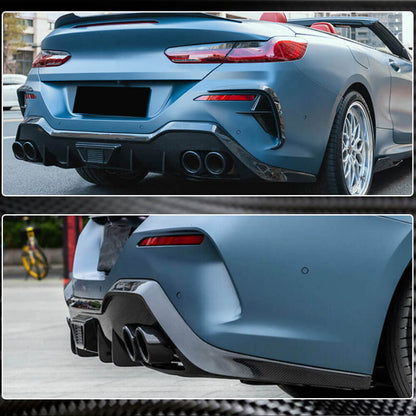 Rear Bumper Diffuser Dry Carbon Fiber V1 (for G14/G15 M850i) for BMW 8 series G14/G15/G16 - image 3