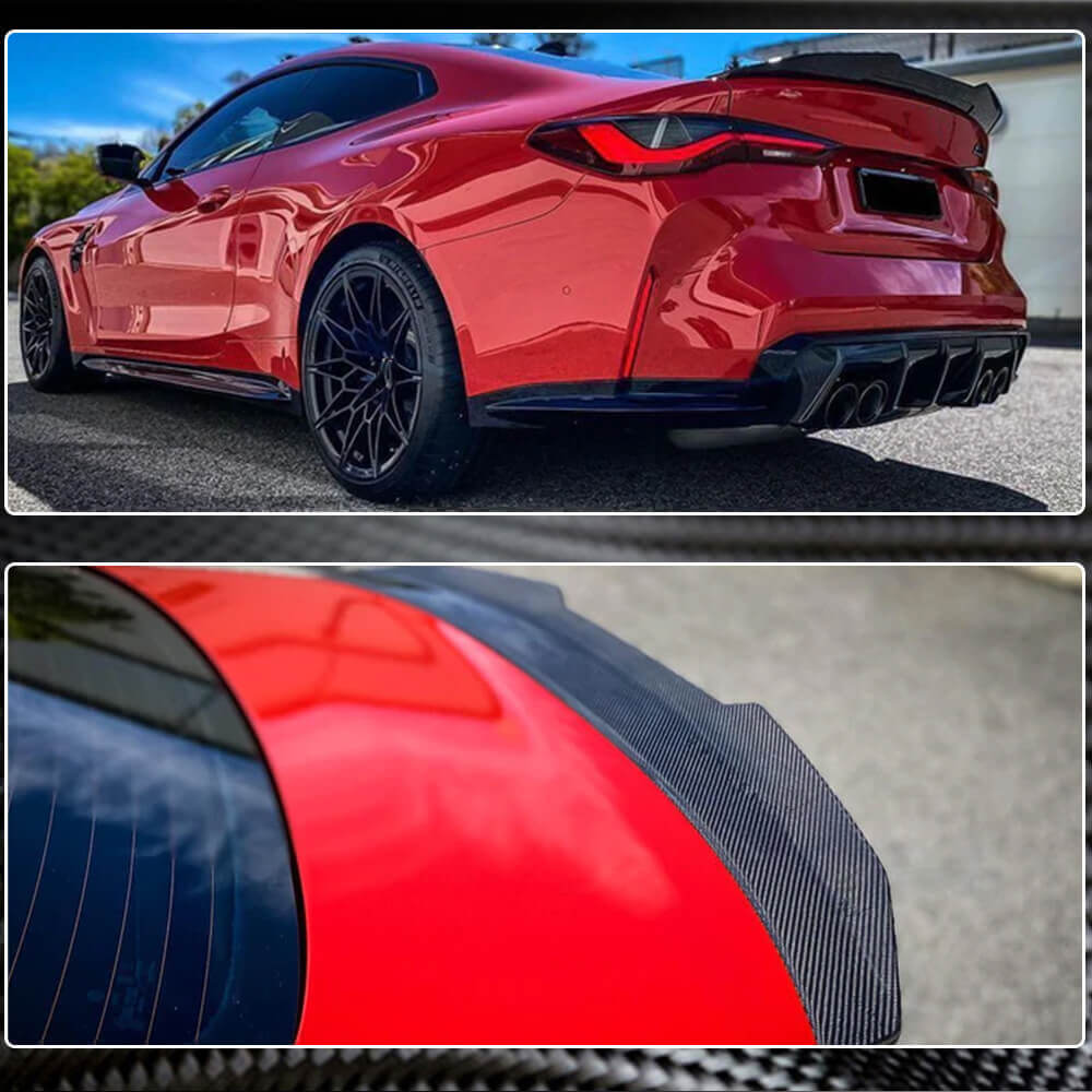 Rear Trunk Spoiler Carbon Fiber V1 (Coupe) for BMW 4 series G22/23/26 2020- - image 3