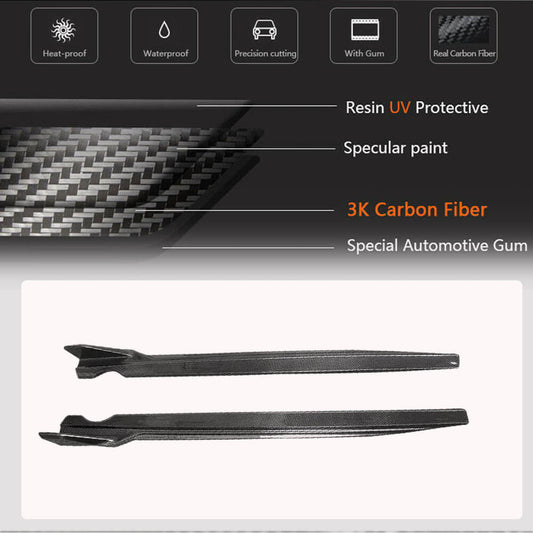 Side Skirts Carbon Fiber (2018-2022) for BMW X6 G06 2019- - image 3