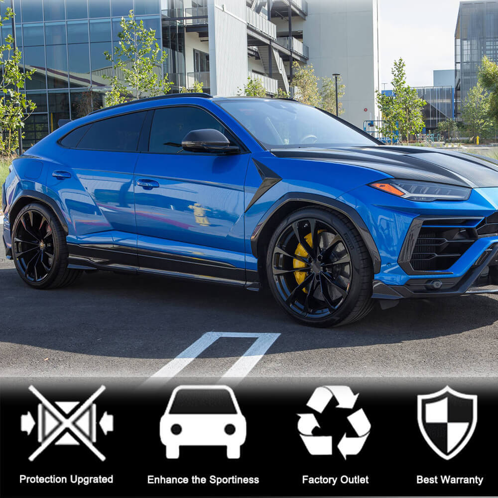 Wheel Eyebrow Arch Trims Dry Carbon Fiber for Lamborghini Urus - image 3