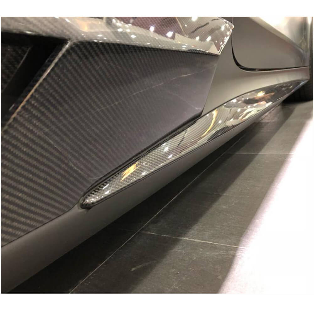 Side Skirts (for AMG-Line 2015-2018, Carbon) for Mercedes S-class C217 Coupe 2014-2020 - image 3