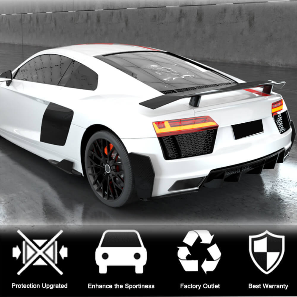 Rear Trunk Spoiler Carbon Fiber for Audi R8 2015- - image 3