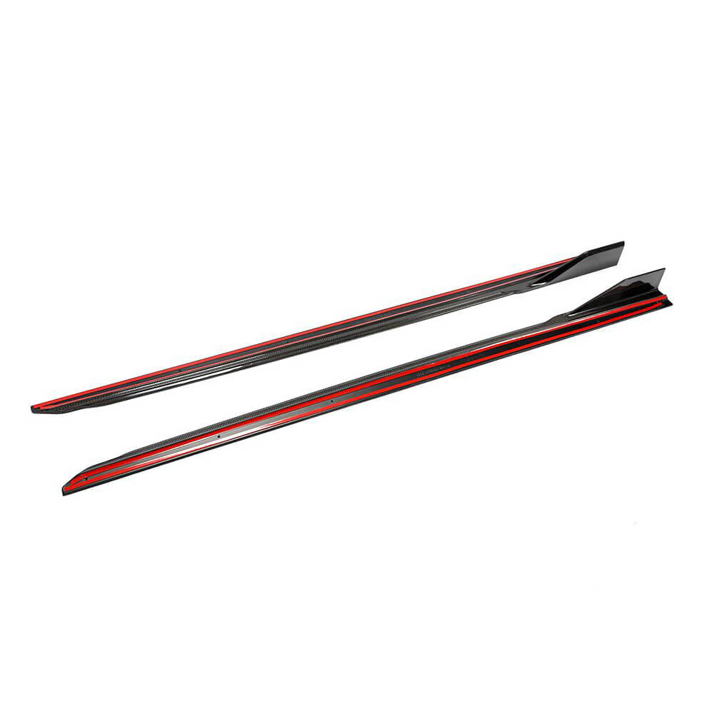 Side Skirt Extensions (for M-Sport, Carbon) for BMW 6 Series G32 2017- - image 3