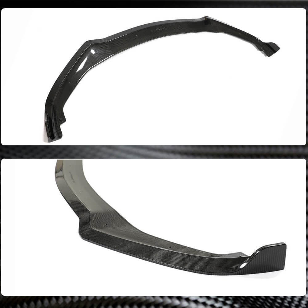Lip V1 front bumper cover (for Q60 2016-2022, Carbon) for Infiniti Q50/Q60 2013-2024 - image 3