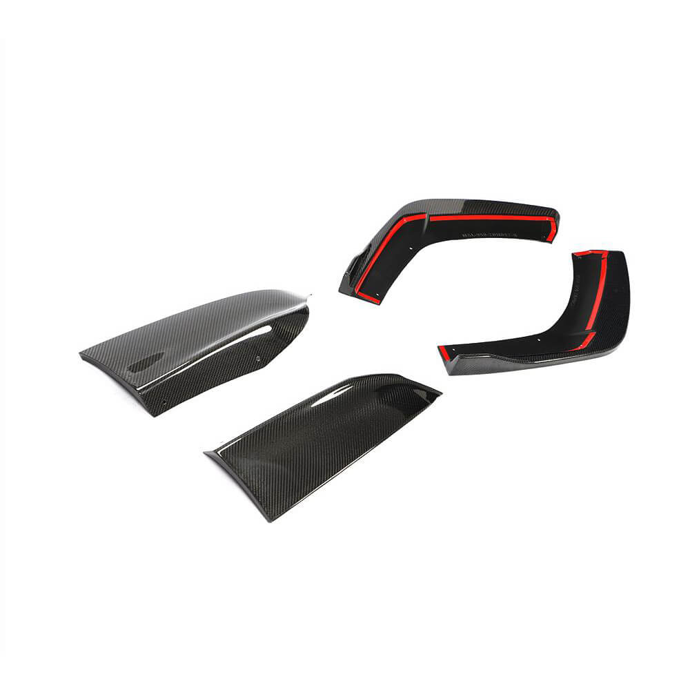 Covers on the rear bumper (Carbon) for Maserati Levante - image 3