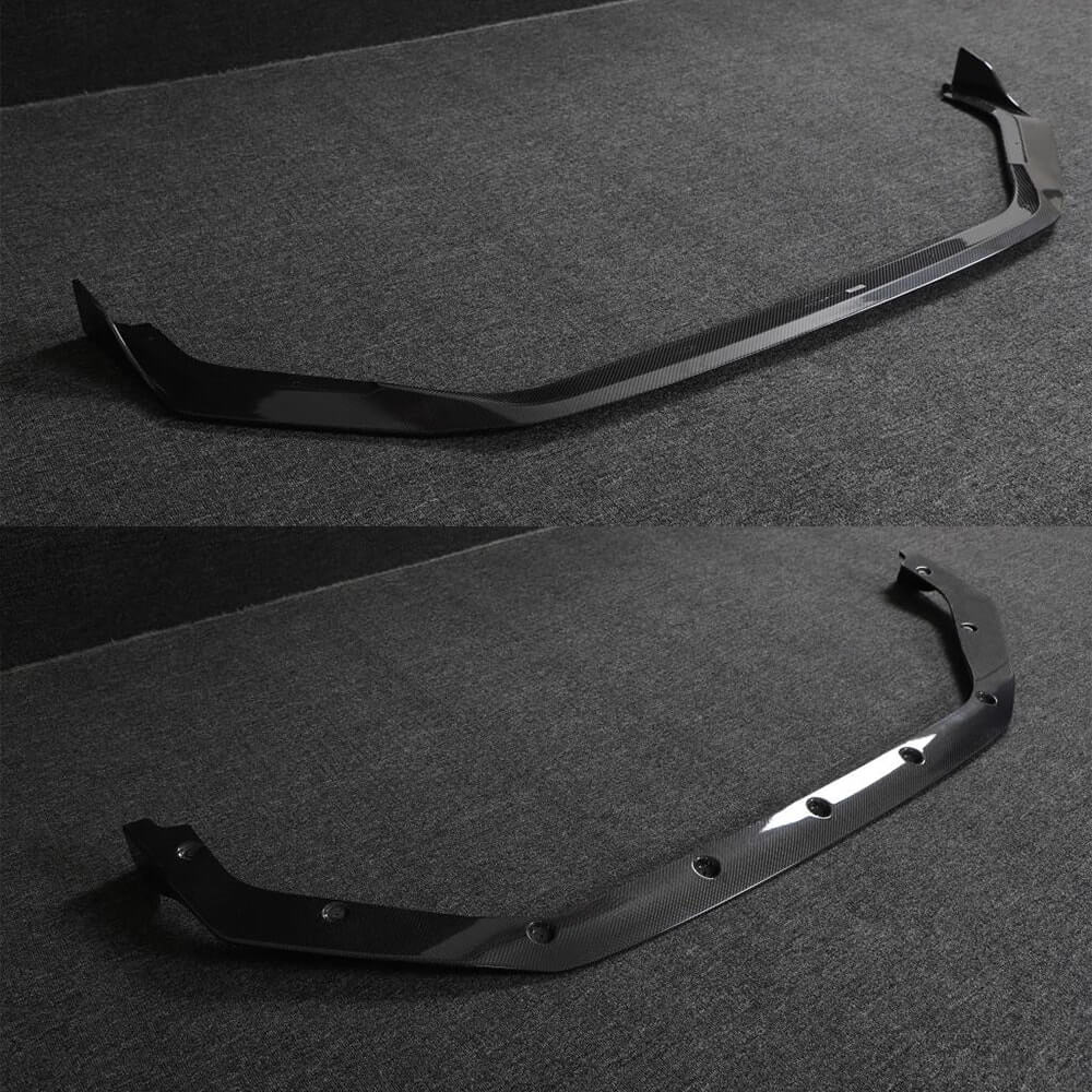 Cover on the front bumper Lip V3 (Carbon) for Honda Civic HB 2021↗ year - image 3
