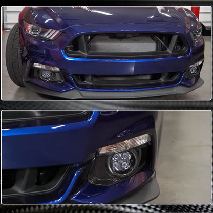 Covers for fog lights V2 (2015-2017, Carbon) for Ford Mustang 2015-2023 - image 3