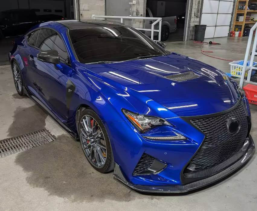 Side Skirts (for RC F 2014-2018, Carbon) for Lexus RC 200t 2014- - image 3