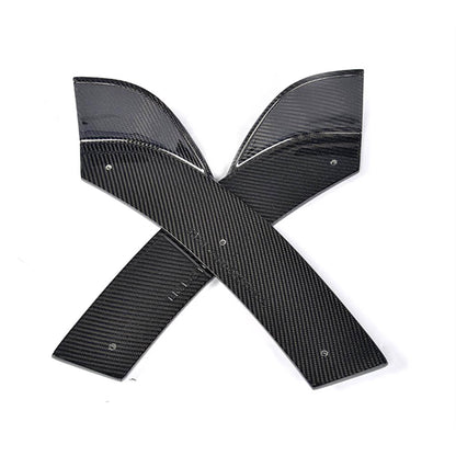 Front Bumper Splitters Carbon Fiber (for M-Sport) for BMW 4 series F-32 2012-2020 - image 3