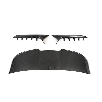 Rear Roof Spoiler Carbon Fiber 3PCS for Audi A6 C8 2018- - image 3