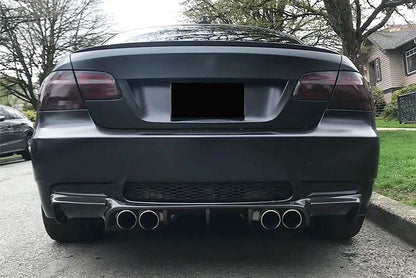 Rear Bumper Diffuser V-Style for E92/E93 M3, Carbon for BMW 3 Series E-90/91/92/93 2005-2011 - image 3