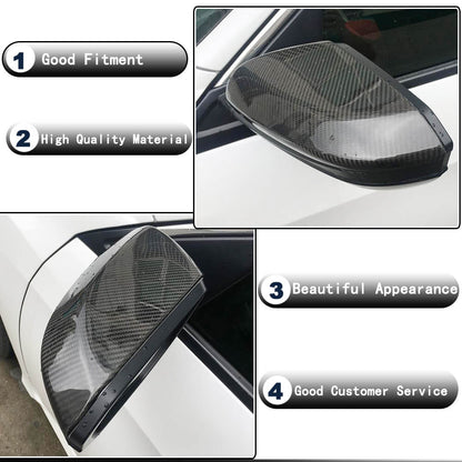 Mirror Covers V1 (Carbon) for Honda Civic Sedan X 2016-2021 - image 3