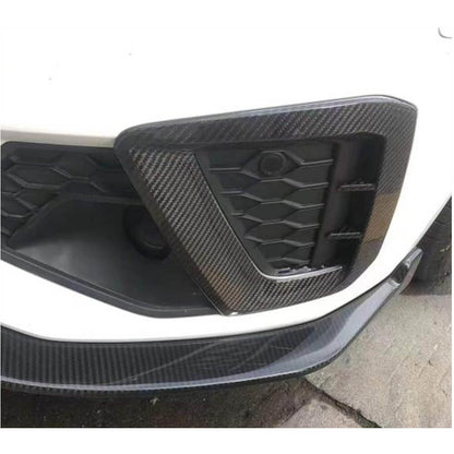 Fog Light Trim Covers V1 (for S-Line Sedan 2015-2019, Carbon) for Audi A4 B9 2015-2024 - image 3