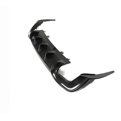 Rear Bumper Diffuser V2 (for S-Line, Carbon) for Audi A4 B10 2024- - image 3