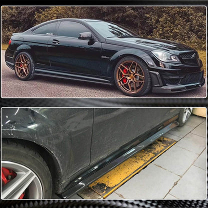 Side Skirts (for AMG SD, Carbon) for Mercedes C-class W204 2007-2015 - image 3
