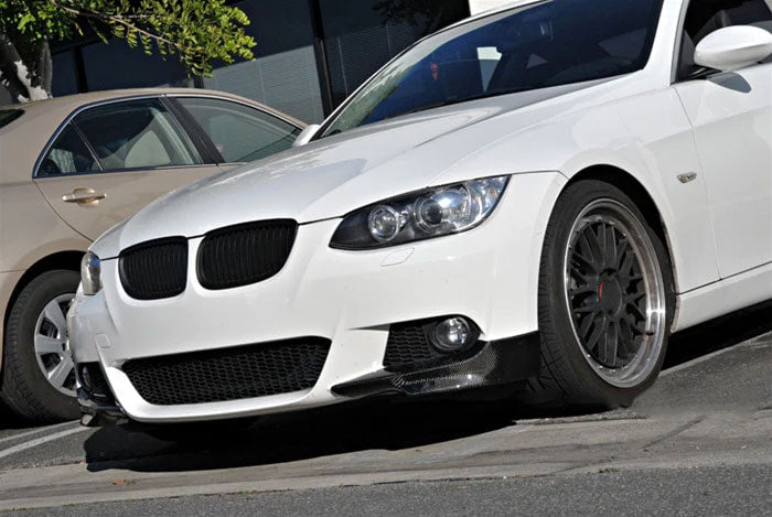 Front Bumper Splitters Carbon Fiber (for E92/E93 M-Sport) for BMW 3 series E-90/91/92/93 2005-2011 - image 3