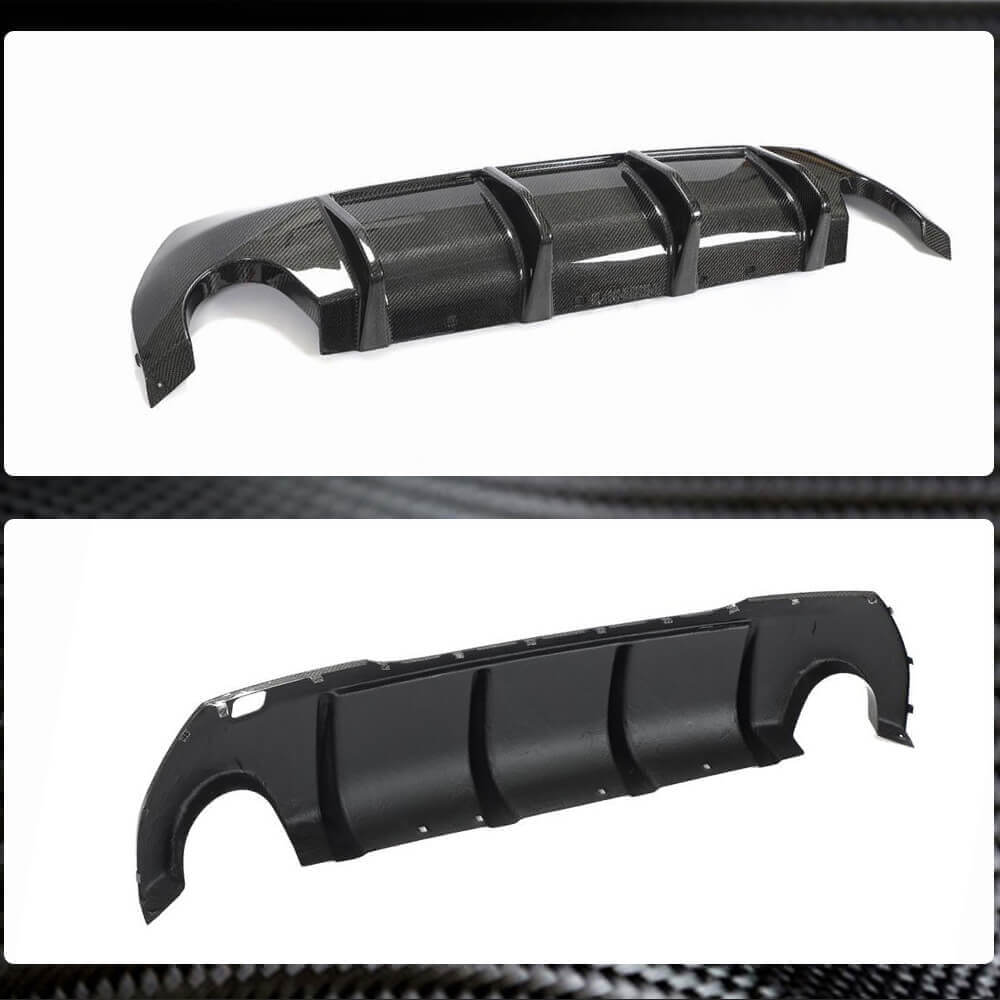 Rear Bumper Diffuser (for M-Sport, Carbon) for BMW 1 Series F40 2019-2024 - image 3