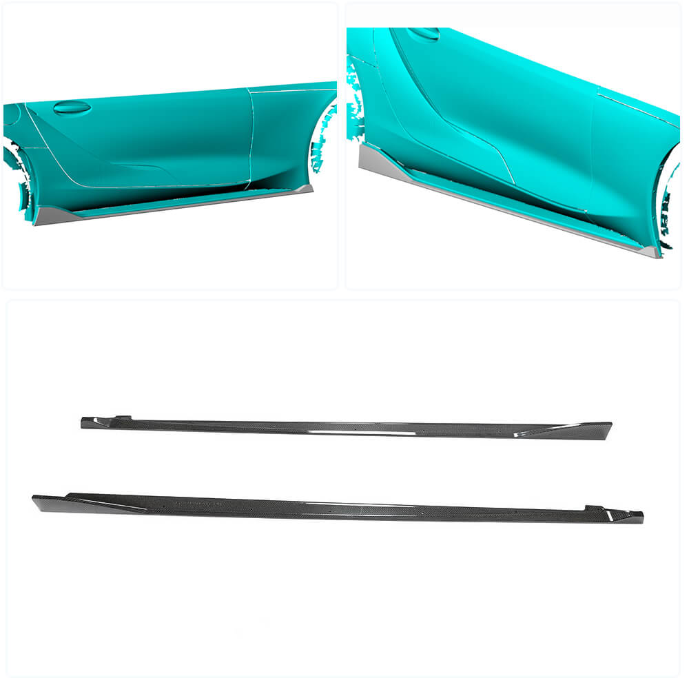Side sills (Carbon) for Toyota Supra 2019- - image 3