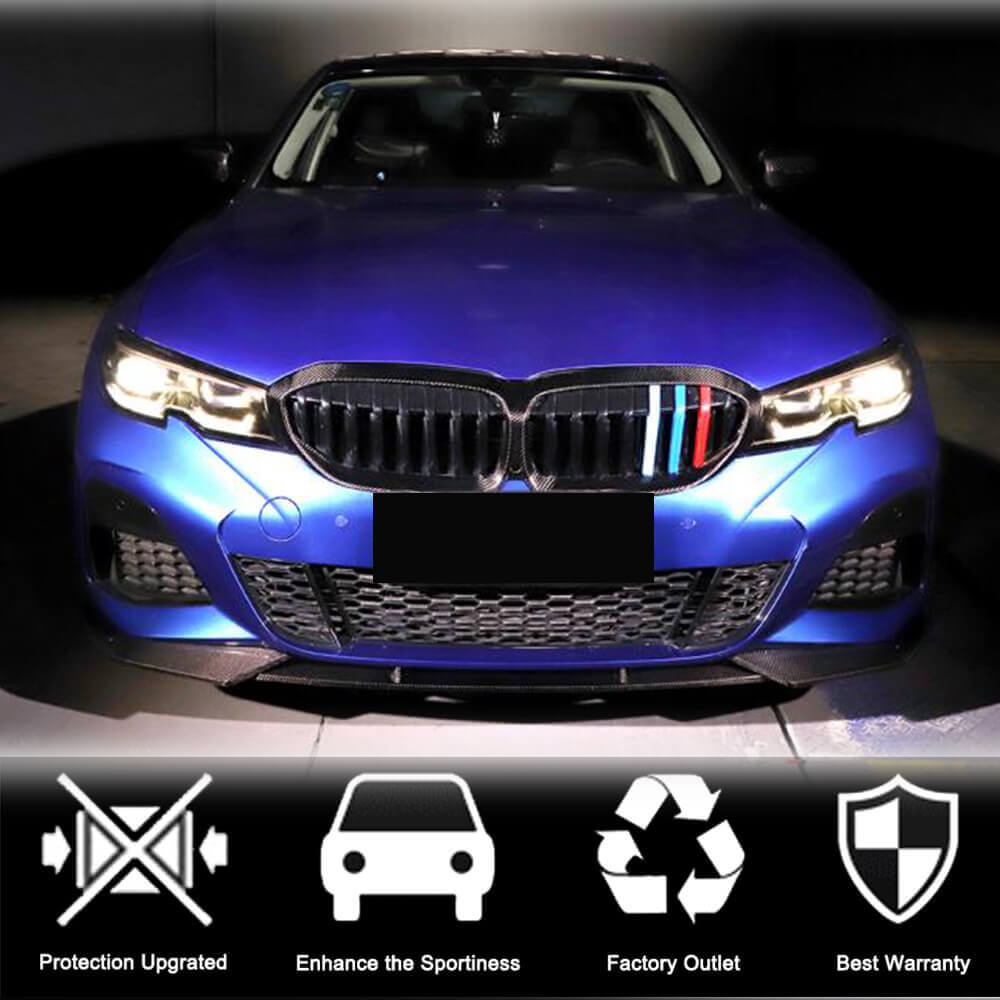 Grille Surround (2018-2022, Carbon) for BMW 3 Series G20/G21 2018- - image 3