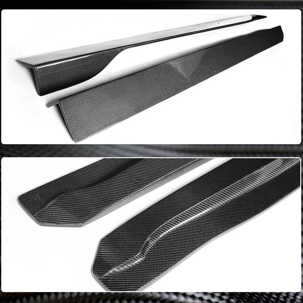 Side Skirts for G37 Coupe 2009-2013 Carbon for Infiniti G25/G35/37 (V36/CV36) 2006-2015 - image 3