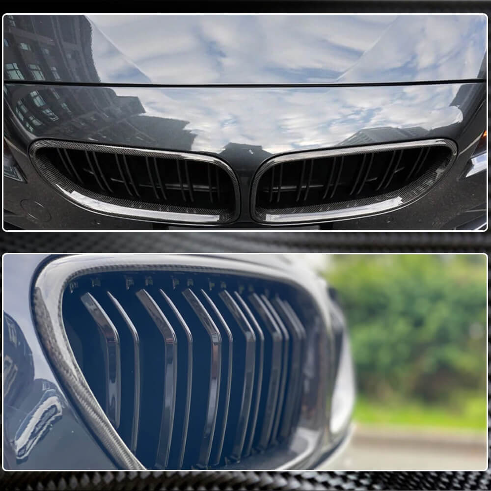 M-Look Kidney Grilles (Carbon) for BMW 6 F12/F13/F06 2011-2018 - image 3