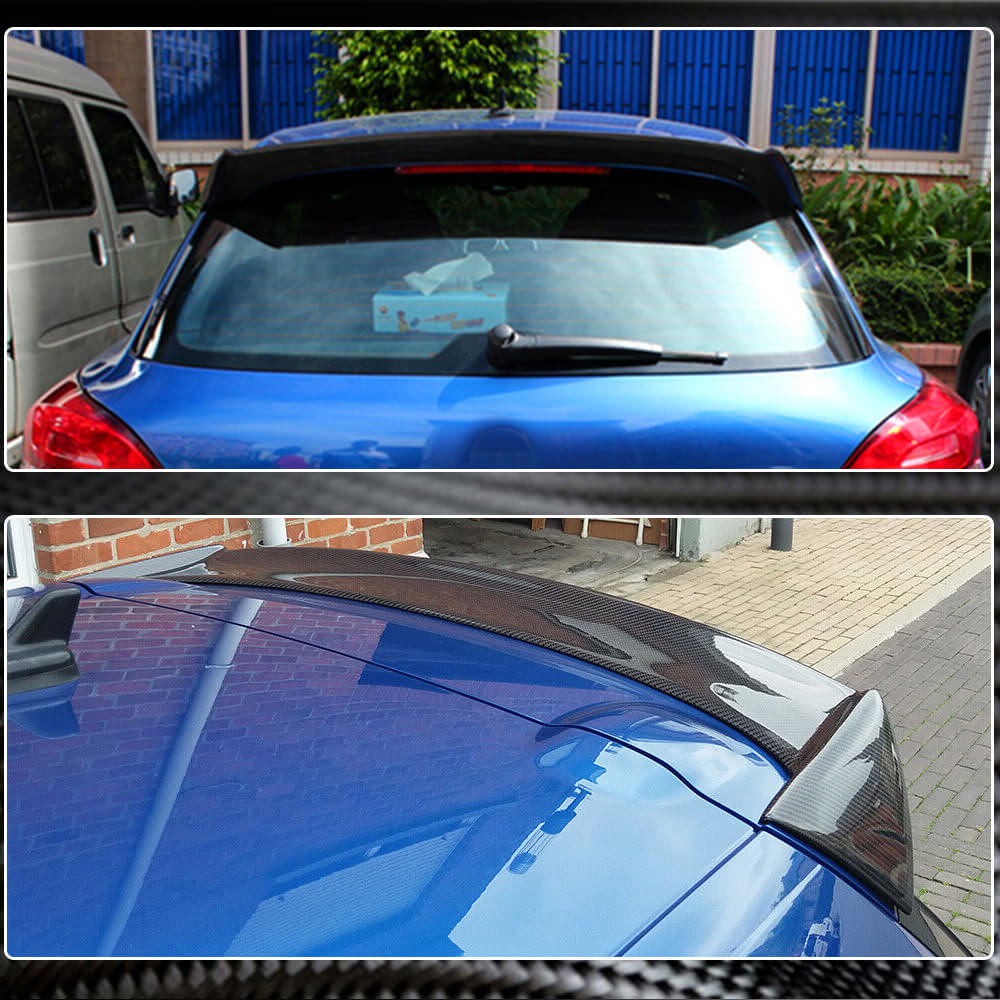 Spoiler V3 (for Base, Carbon) for Volkswagen Scirocco - image 3