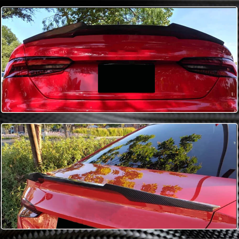 Spoiler V6 (for coupe, Carbon) for Audi A5 2016-2025 - image 3